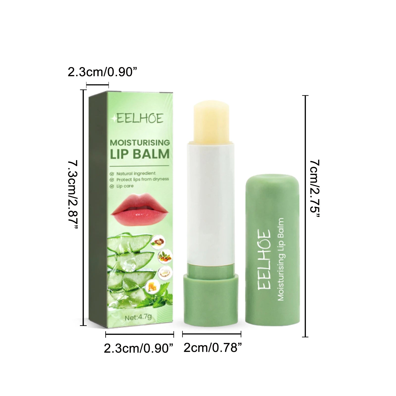 Aloe Lip Balm Fade Lip Lines Refreshing Hydrating Anti Cracking Repair Nourishing Lipstick Moisturizing Lips Balm Lip Care Oasis Select