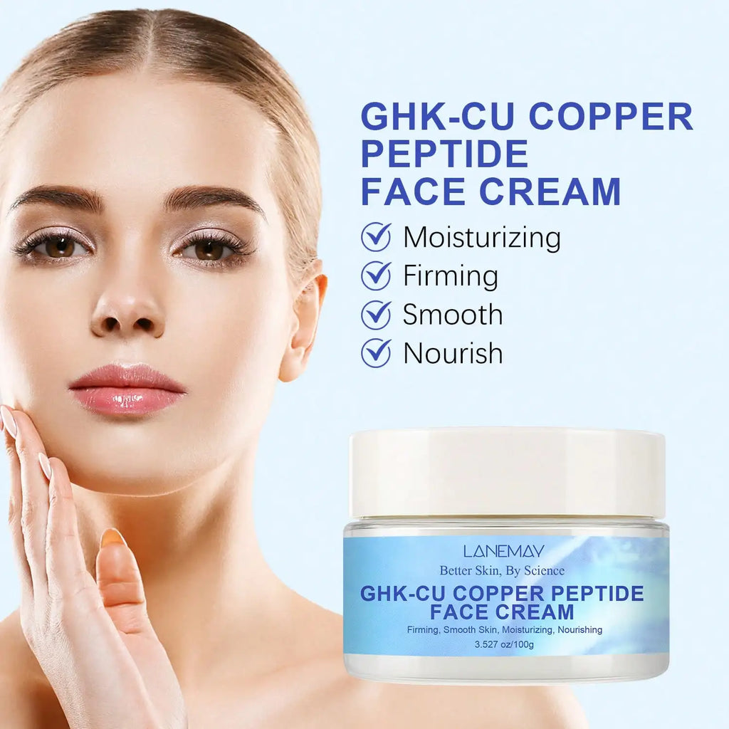 GHK-Cu Copper Peptide Cream | 72H Hydration & Firming Copper Peptide Cream Oasis Select