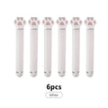 Cat Claw Food Bag Clips 6-Pack – Cute Airtight Sealing Clips Food Bag Clips Oasis Select white