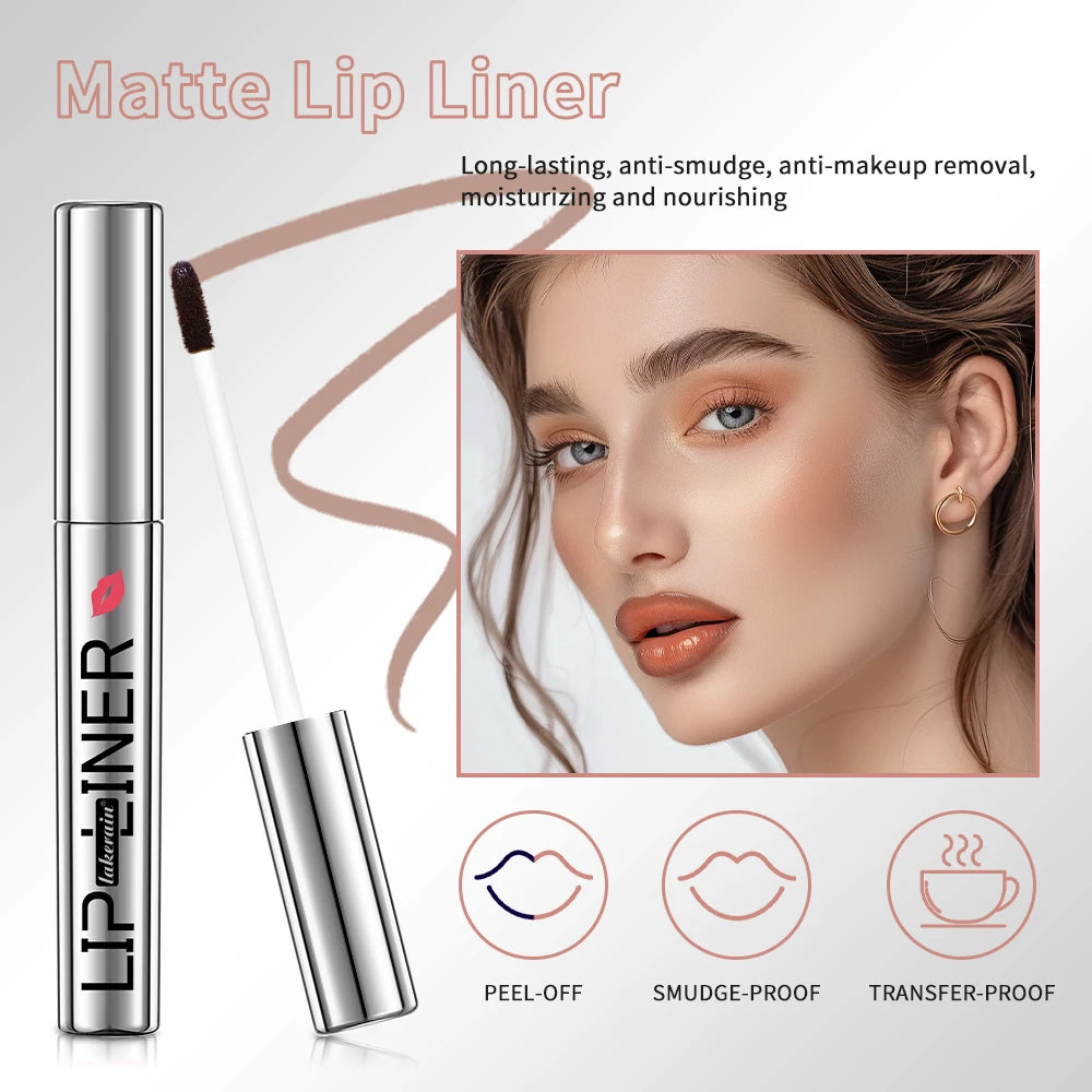 Peel Off Tatoo Lip Liner Waterproof Long Lasting Lipliner Pencil Transfer Proof Matte Finish Lipgloss Lipstick Makeup 4 Colors Oasis Select