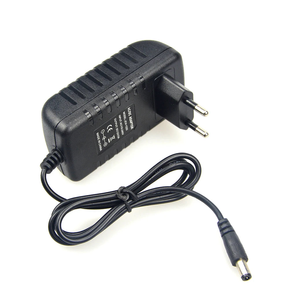 Universal Power Adapter AC110-240V To DC 12V EU Supply Charger 5.5*2.1mm Lighting Switches Power Driver for LED Strip Light TV Oasis Select