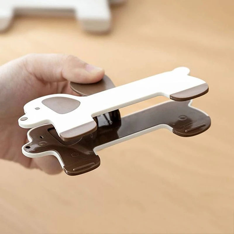 Puppy Shape Plastic Book Clip Simple Reading Auxiliary Fixed Book Clip Bookmark Creative Design Practical Bookstore Note Clip Oasis Select