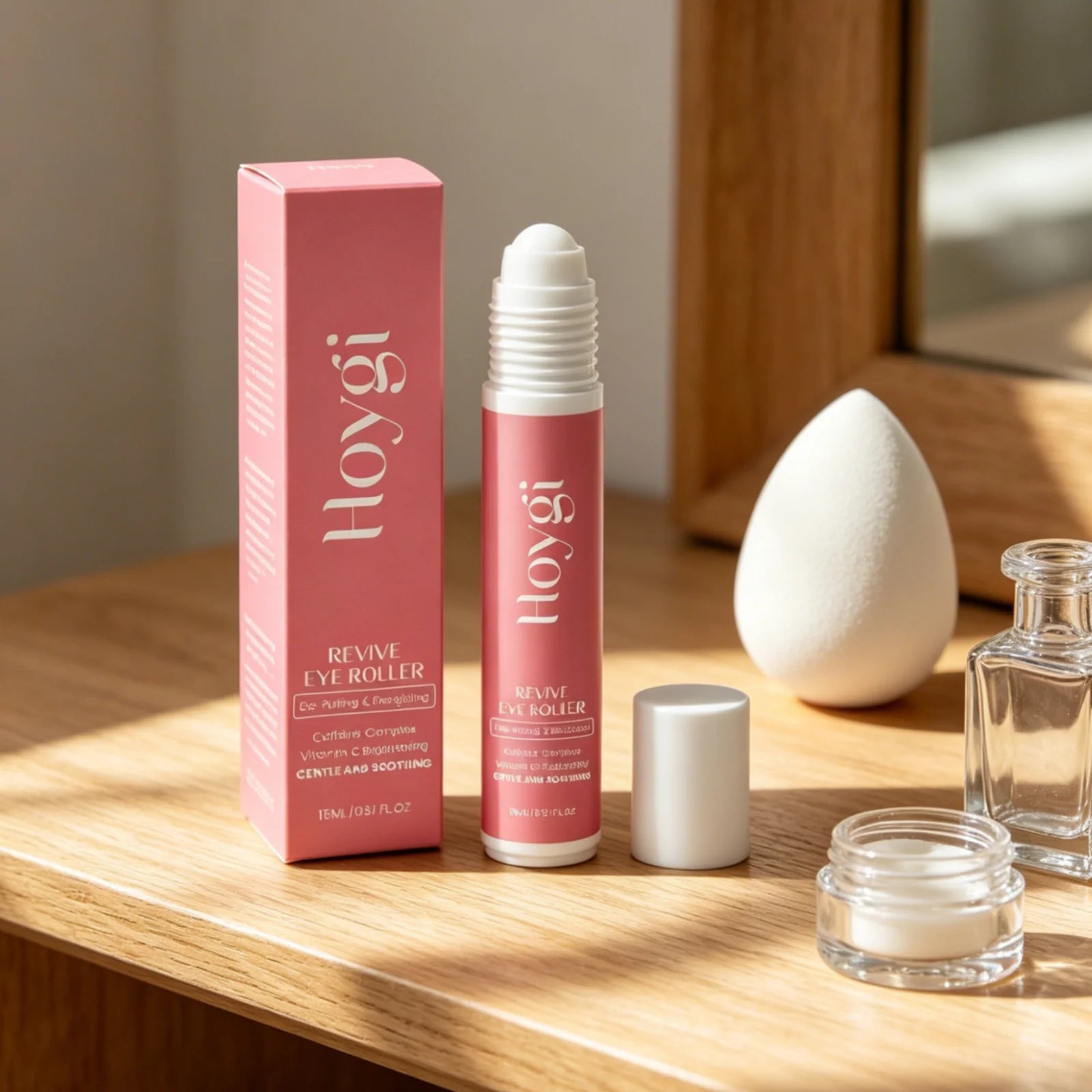 Hoygi Vitamin C Eye Roller Serum – Dark Circles & Puffiness Eye Roller Serum Oasis Select