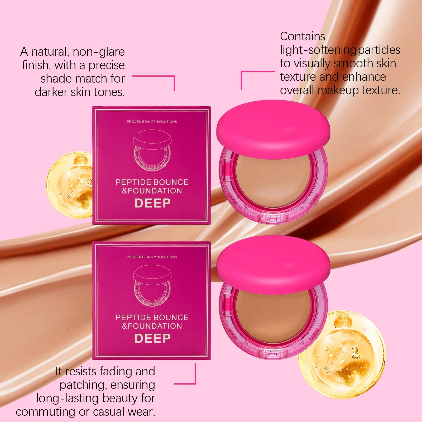 Full Coverage Moisturizing Foundation Cream – Oil Control