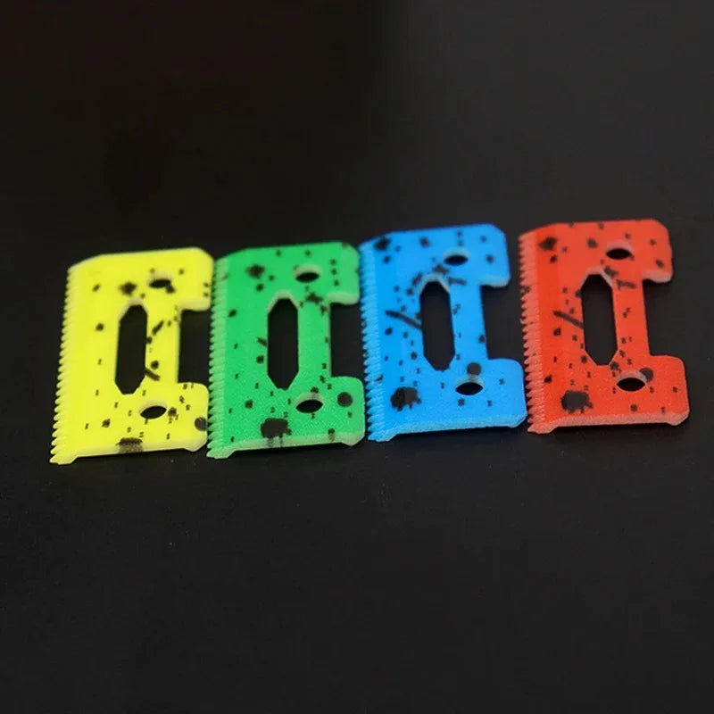 1/3/5Pcs Ceramic Clipper Blades Professional Head Replacement Barber Accessories Solid Color/Camouflage Color Ceramic Blade Oasis Select