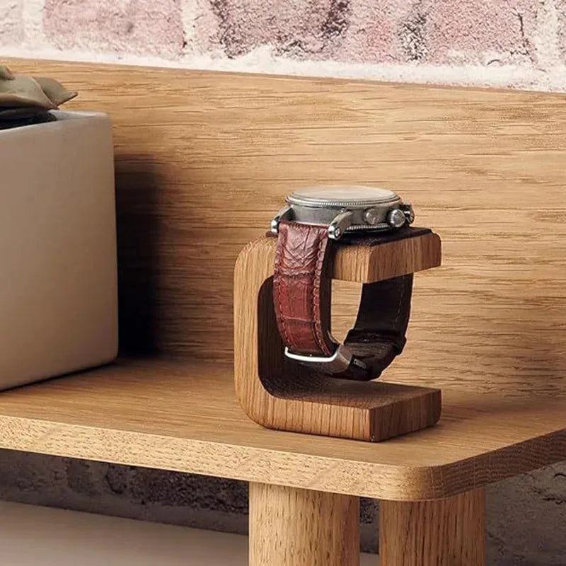 Wooden Watch Holder Jewelry Organizer Display Stand For Bracelet Ring Watch Display Solidwood Watch Stand Oasis Select