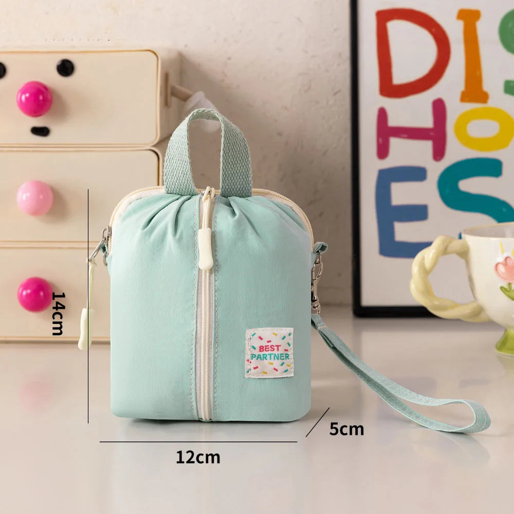 Macaron Mini Travel Bag – Portable Makeup & Cosmetics Organizer