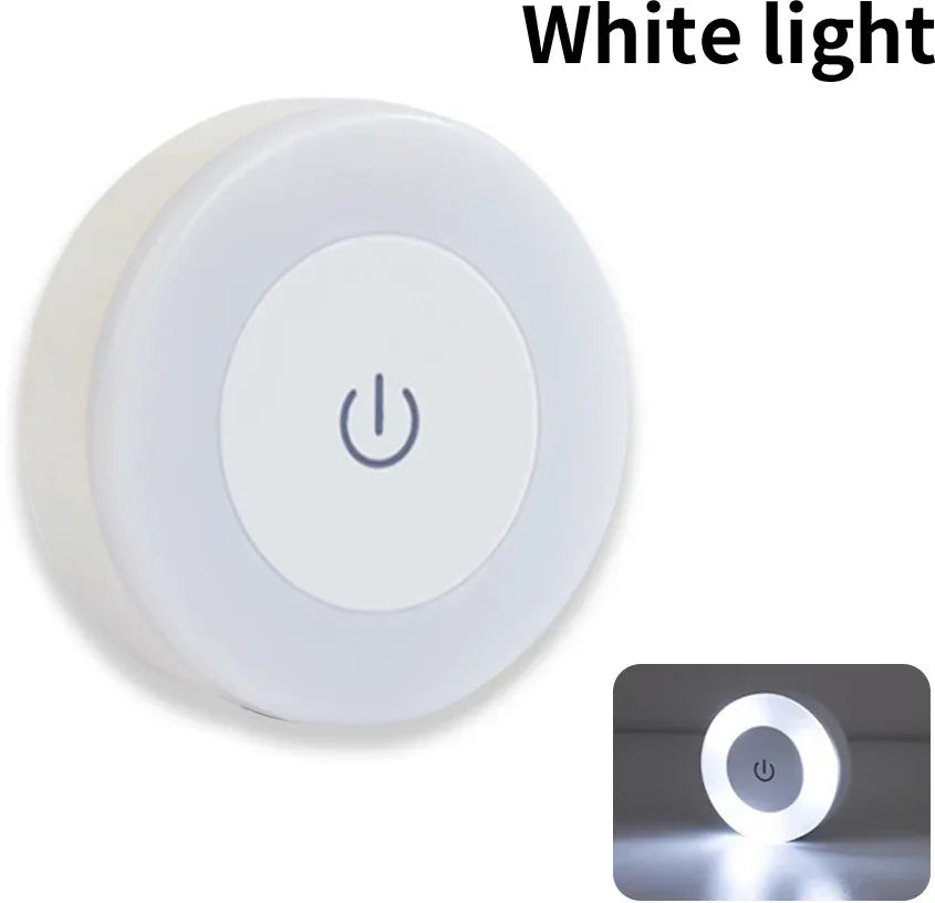 Wireless Rechargeable LED Night Light – Touch Sensor Lamp LED Night Light Oasis Select Only White