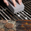 1pc BBQ Grill Cleaning Brush Brick Block Barbecue Cleaning Stone Pumice Brick For Barbecue Rack Outdoor Kitchen BBQ Tools Oasis Select GRAY
