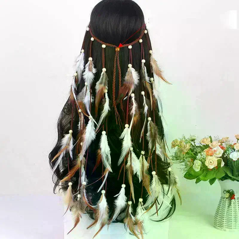 Elegant Feather Headband for Women & Girls | Party & Cosplay Feather Headband Oasis Select