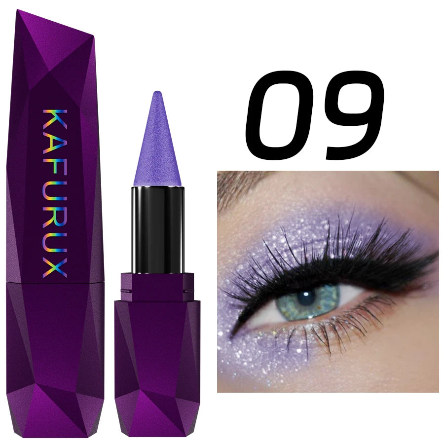 KAFURUX 25-Color Pearlescent Eyeshadow Stick – Waterproof