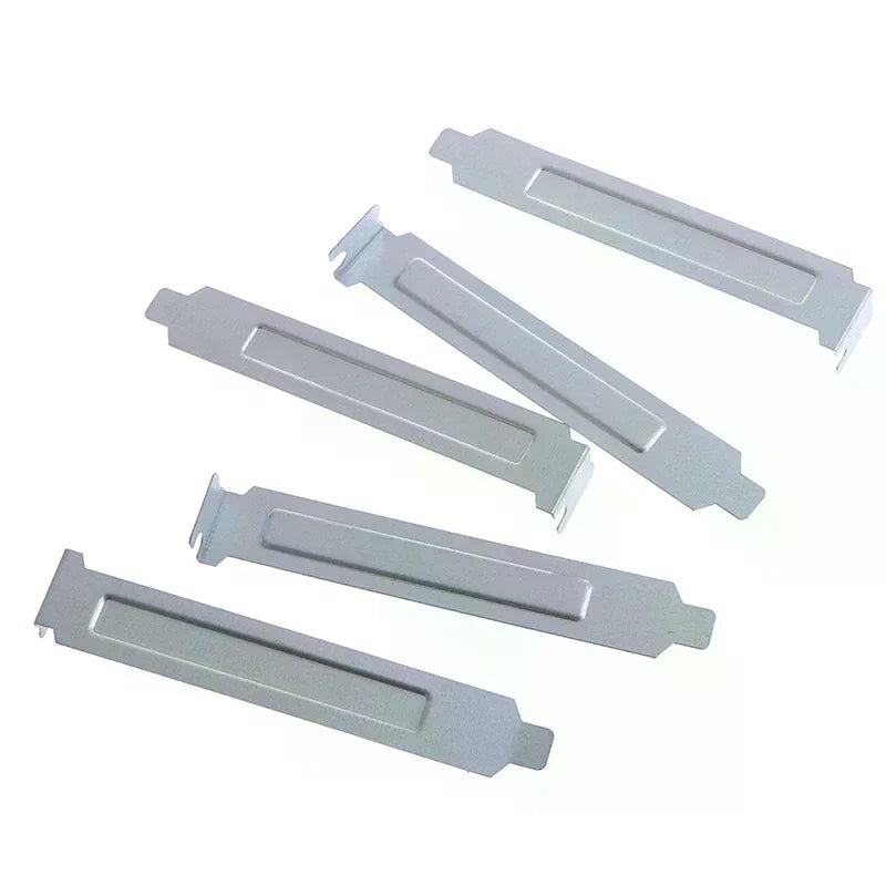 5pcs 12cm Silver PCI Slot Cover PC Computer Case Dust Filter Blanking Plate Oasis Select