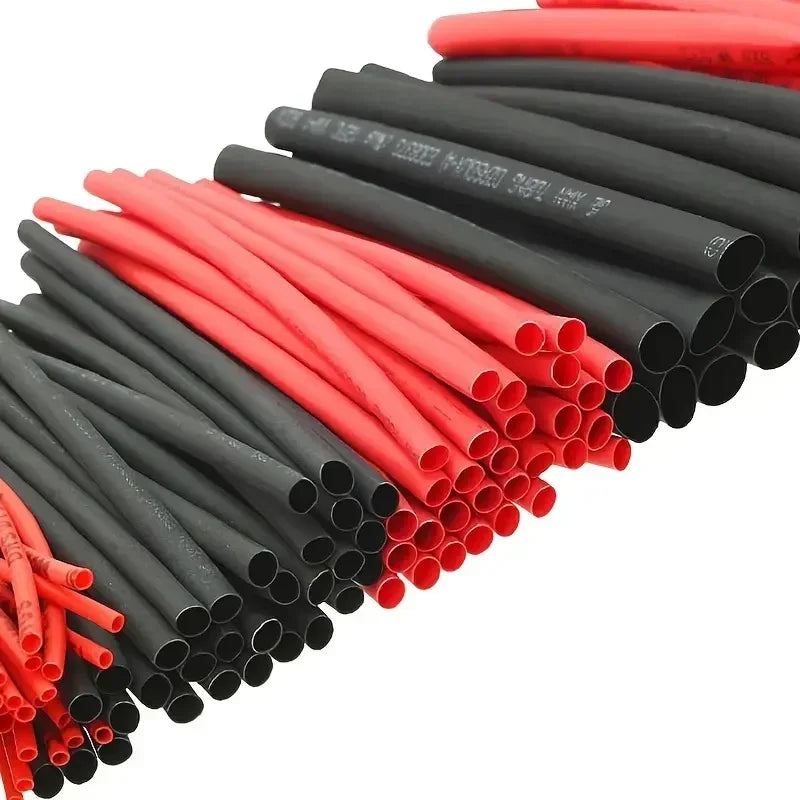 328/127pcs Colorful Heat Shrink Tubes 2:1 Accessories Polyolefin Tubes Car Cable Sheath Kit Data Cable Repair Home DIY Handcraft Oasis Select
