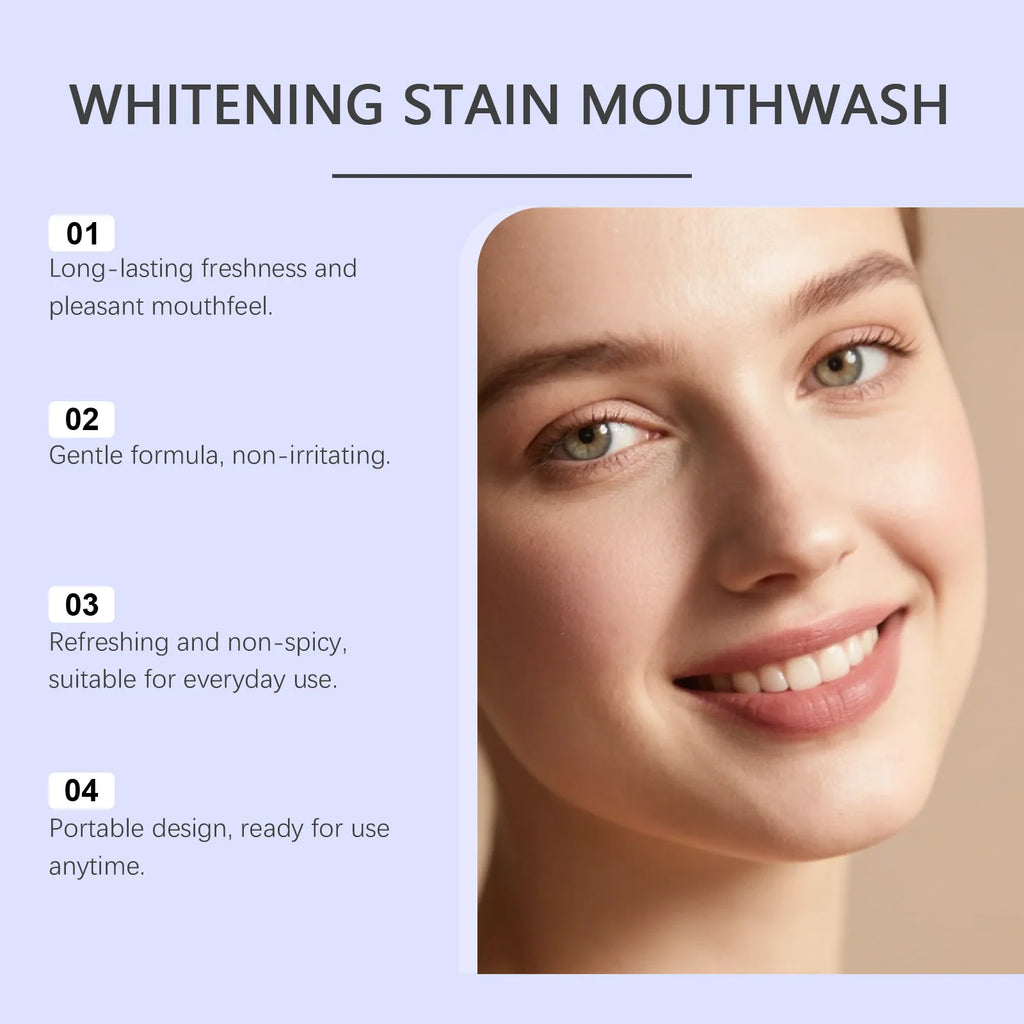 Instantly Fresh Mouthwash Fast Eliminate Oral Odor Clean Mouth Dirt Protect Oral Health Gentle Non-Irritating Menthol Mouthwash Oasis Select