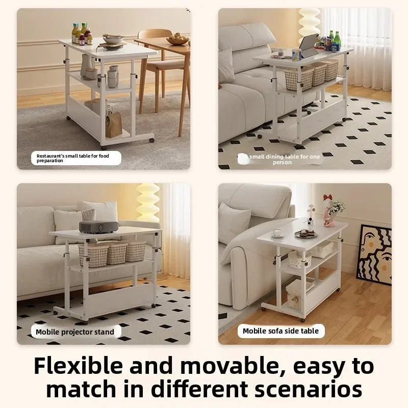 Multi-functional Household GoodsBedside Table Movable Lifting Computer Table Desk Bedroom Home Student Study Table Oasis Select