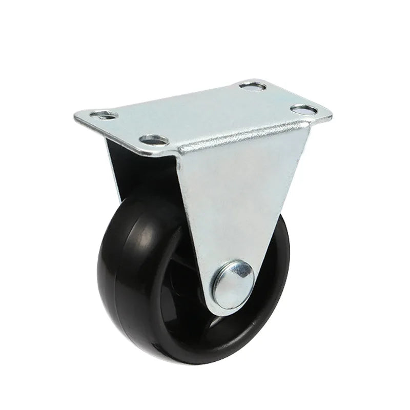 4Pcs 1"/1.25"/2" PVC Furniture Casters Wear Resistant Mute Universal Heavy Trolley Wheels 360 Degrees Swivel Castor with Brake Oasis Select 1.25 inch A 4 pcs