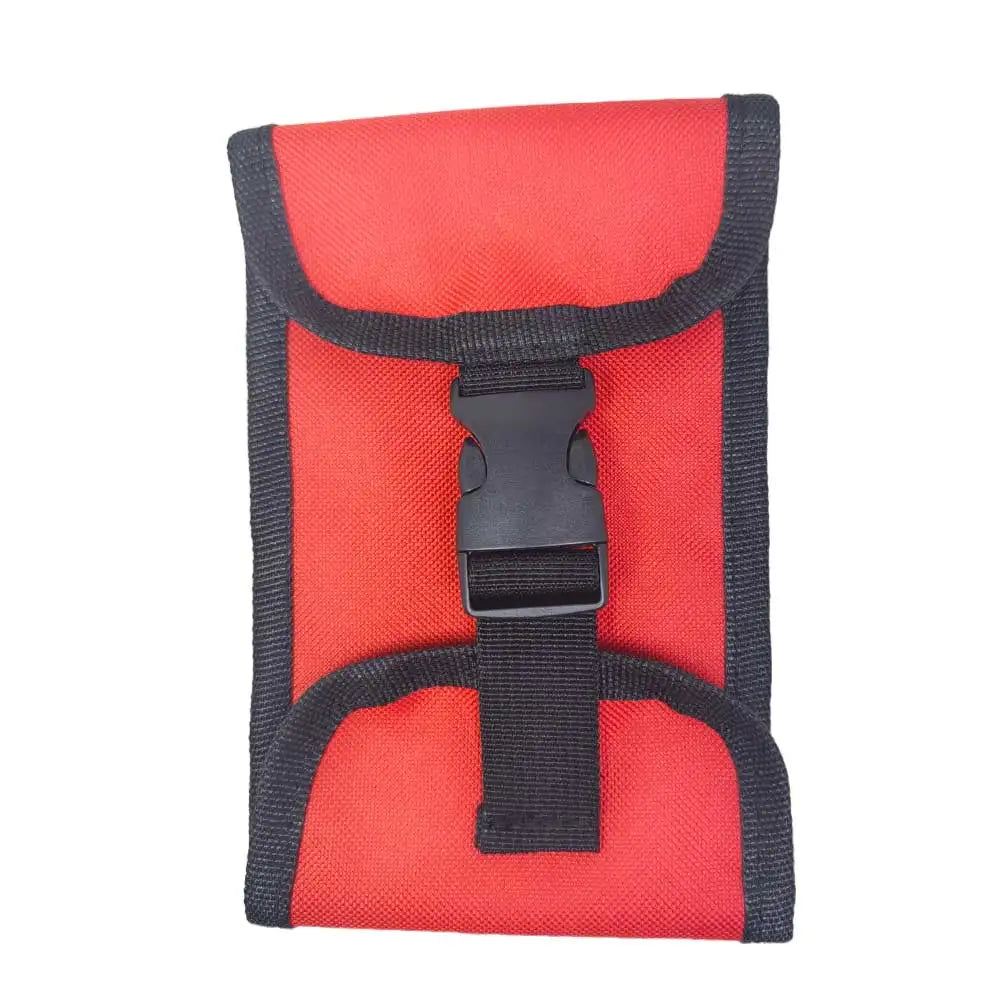 Adjustable Diving Weight Belt Pouch with Quick Release Bucke Technical Sidemount Scuba Gear Lead Weight Bag Oasis Select red 1pc
