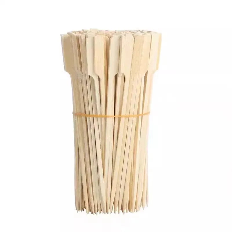 100/200PC Disposable Fruit Sticks Multi-purpose Bamboo Sticks for Home Party BBQ Dessert Sandwich Food Table Decoration Supplies Oasis Select