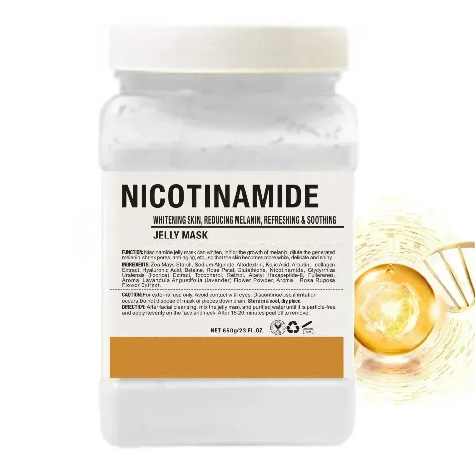 650g Gold Jelly Mask Powder Vampire DIY Plant Powder Masks Peel Off Vitamin C Hyaluronic Acid Facial Skin Care Rose Mud Mask Oasis Select 650g Nicotinamide