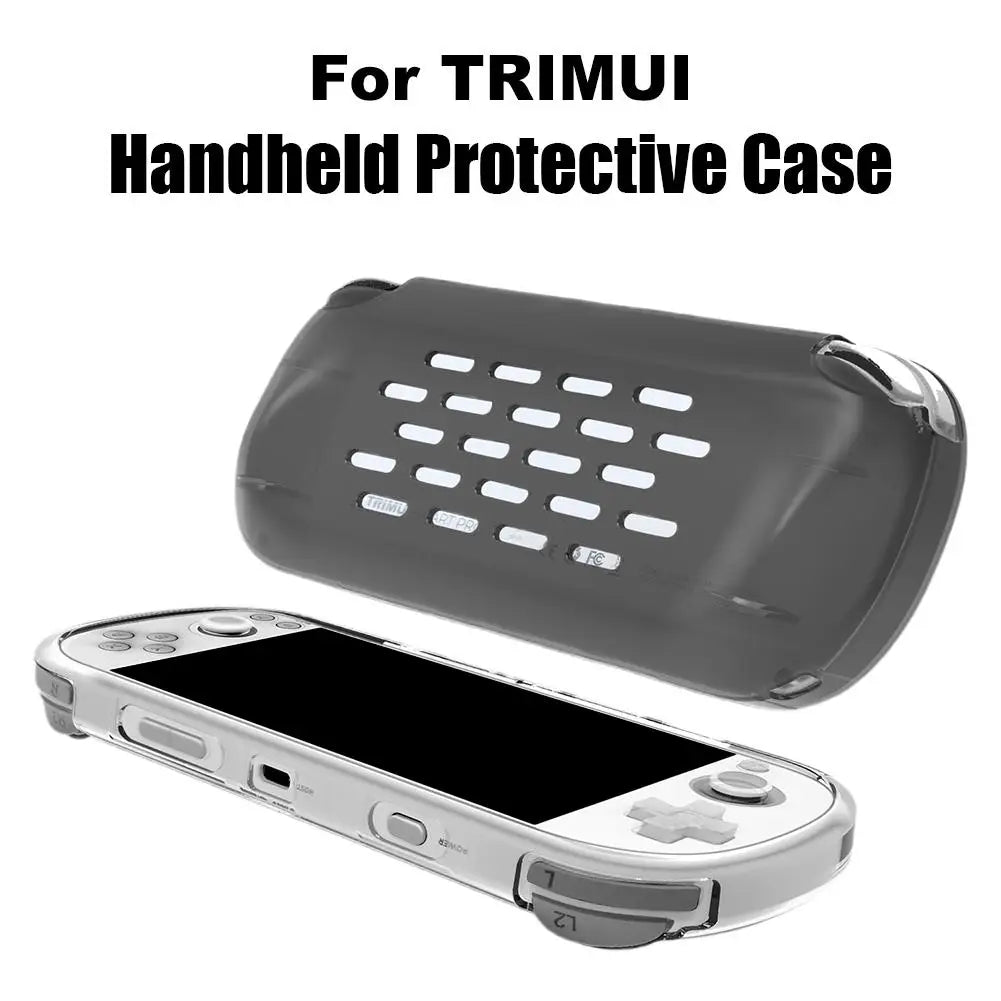 TRIMUI SMART PRO Transparent TPU Protective Case Cover Gaming Console Case Oasis Select