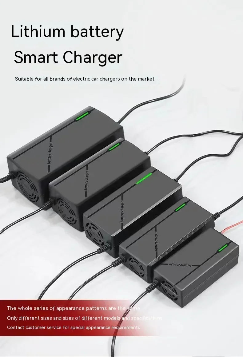 48V 36V 72V 60V 5A Charger Intelligent Fast Charging 10/13/16/20S Li-ion Battery Charger 67.2V 54.6V 84V Lithium Battery Charger Oasis Select