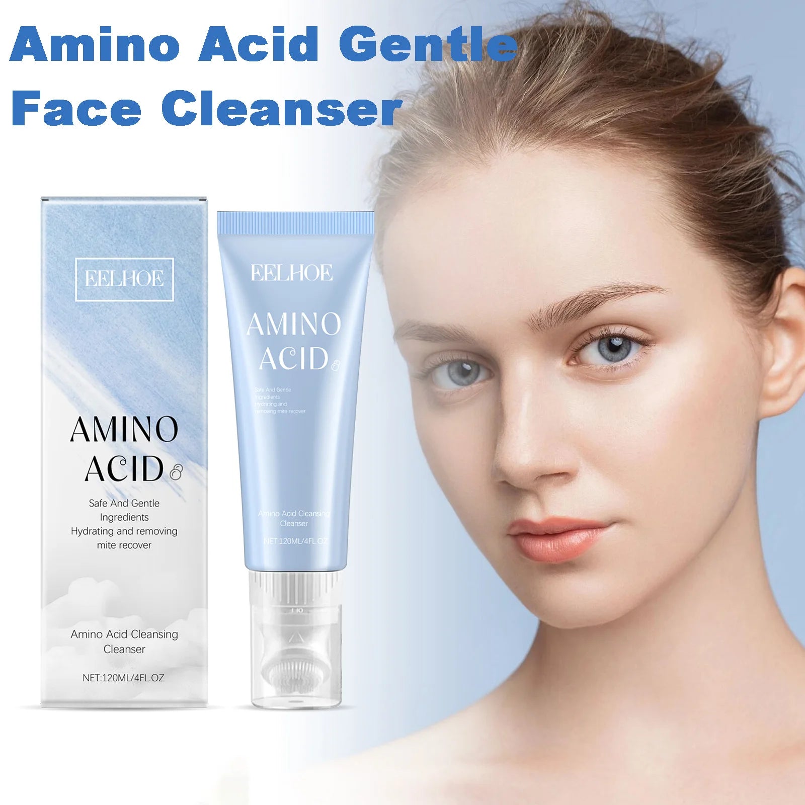 Eelhoe Amino Acid Face Cleanser – Oil Control & Acne 120g Facial Foam Cleanser Oasis Select