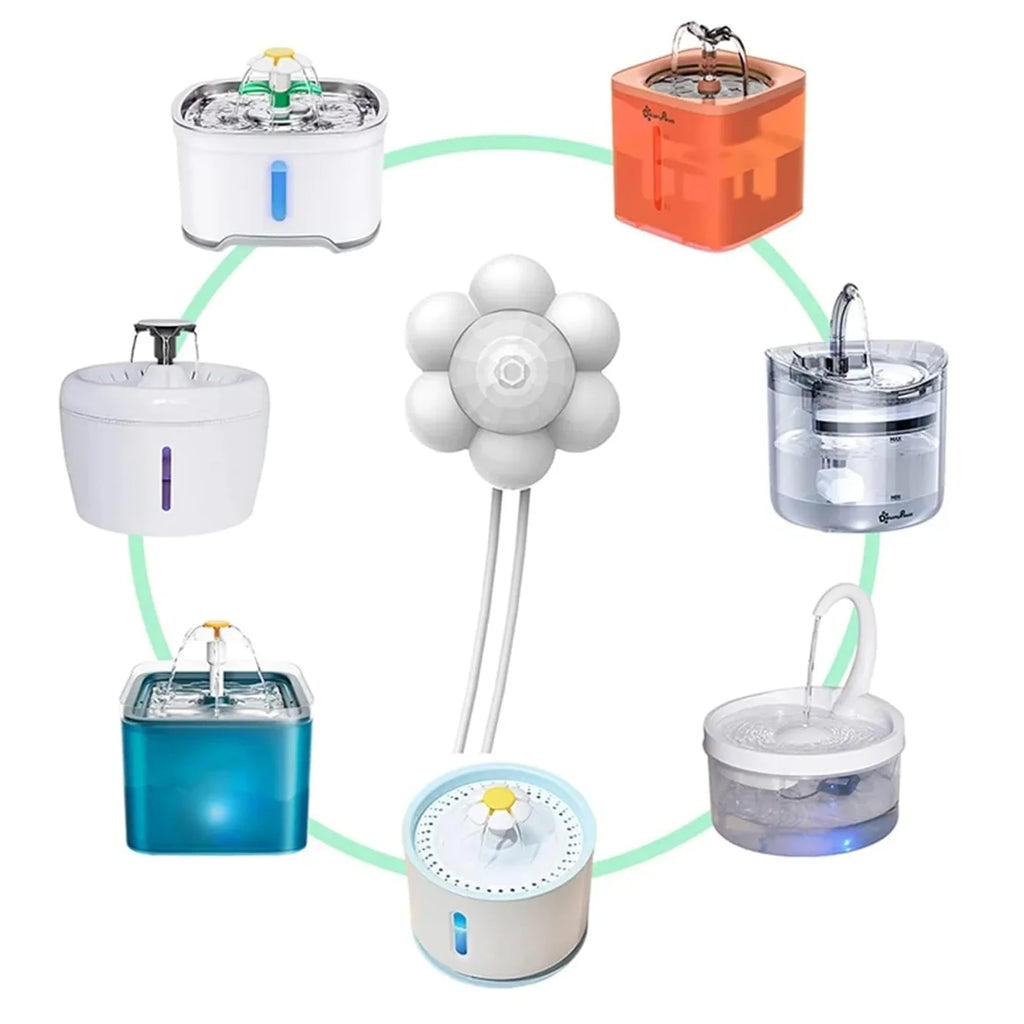 Smart Motion Sensor Pet Water Fountain USB Filter Cats & Dogs