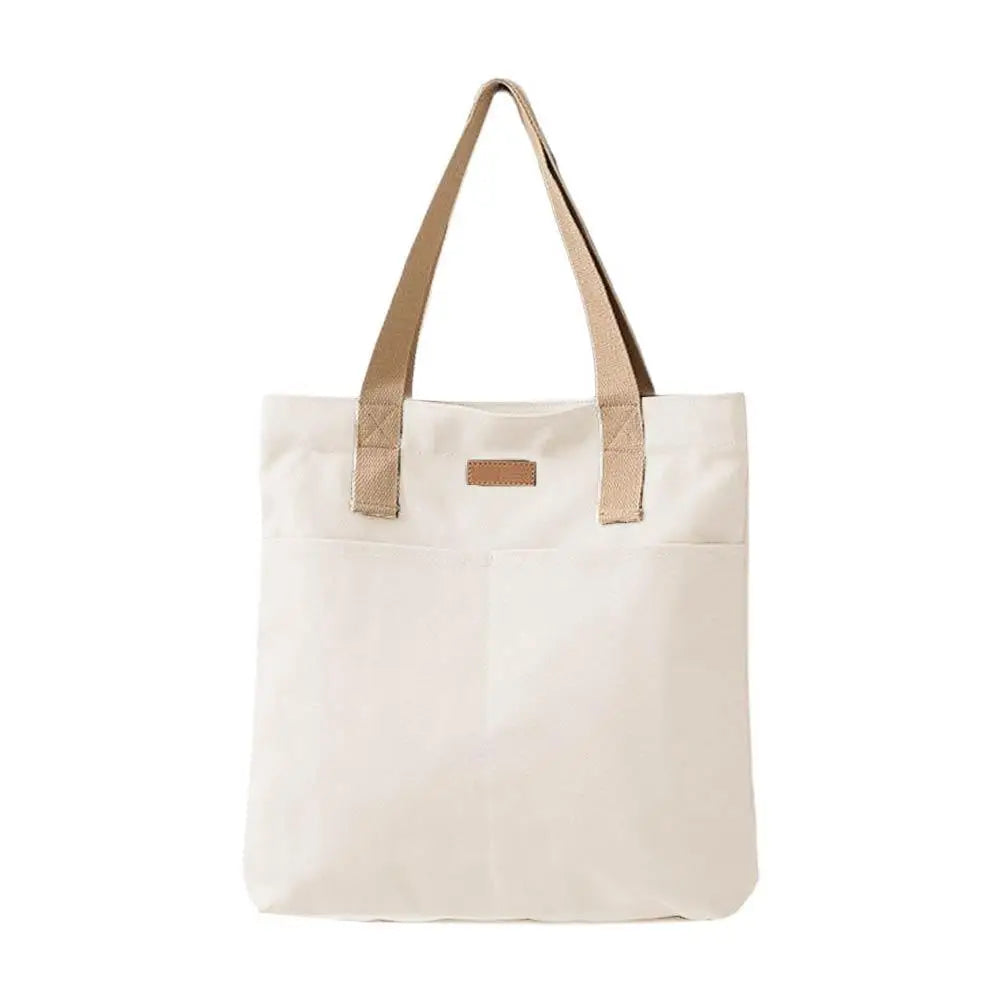 Women's Large Canvas Tote Bag – Shoulder, Beach & Shopping