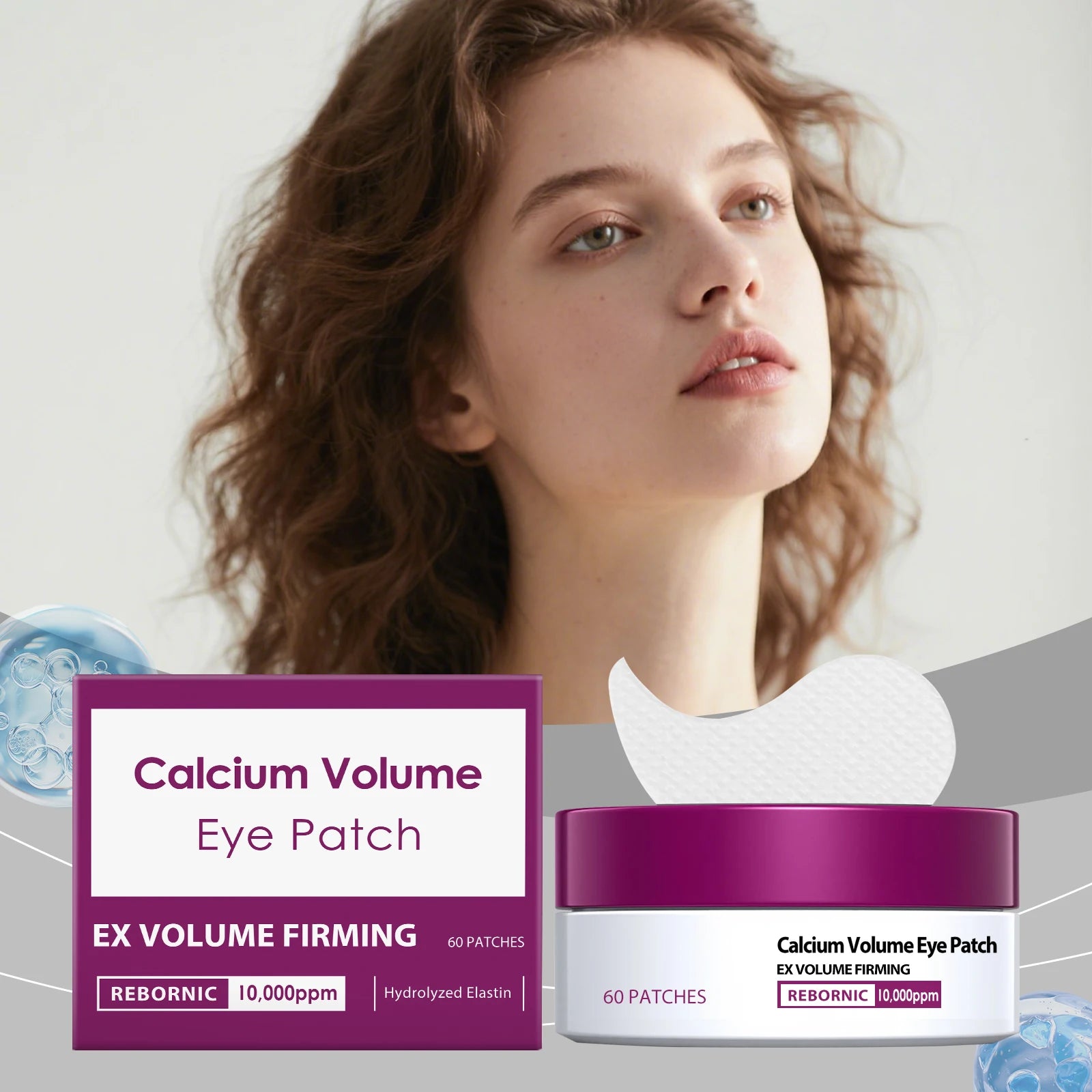 Calcium Eye Patches – Anti-Puffiness, Dark Circles & Fine Lines Under Eye Patches Oasis Select