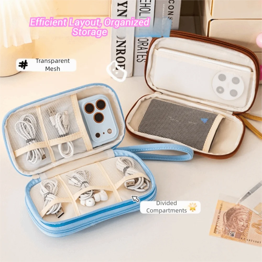 Cartoon Passport Holder Embroidery Waterproof ID Card Storage Bag Multi-layer Large Capacity Documents Passport Organizer Oasis Select