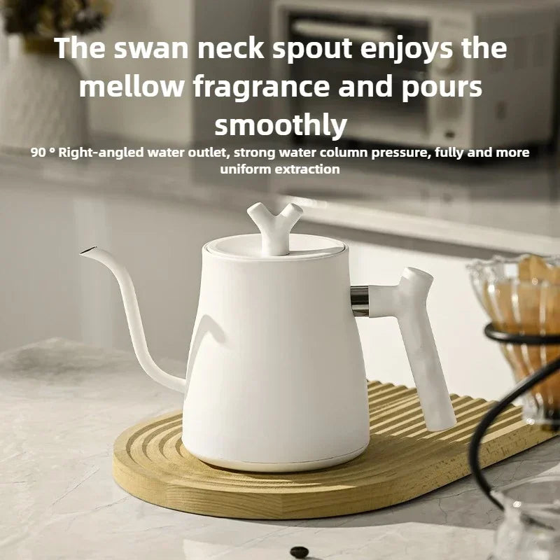 URGGU 1000W Gooseneck Electric Kettle – LCD Temp Control