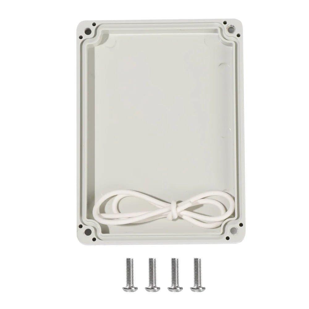 Plastic Junction Box White Waterproof Enclosure Box Electronic Transparent Cover Instrument Housing Case Electrical Project Box Oasis Select