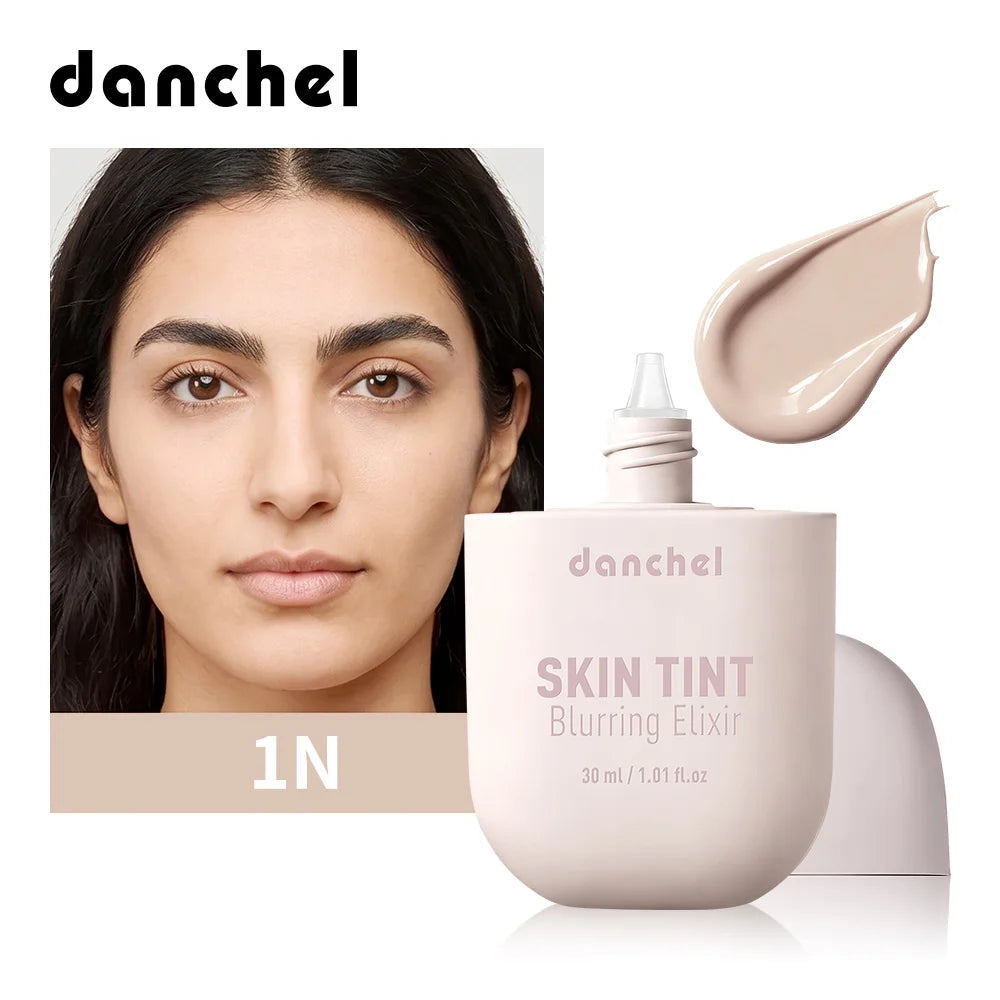 Skin Tint Blurring Elixir Even Skin Tone 12h Long-lasting Natural Finish Hide Pores Fine Lines Lightweight Breathable Skin Tint Oasis Select 1N