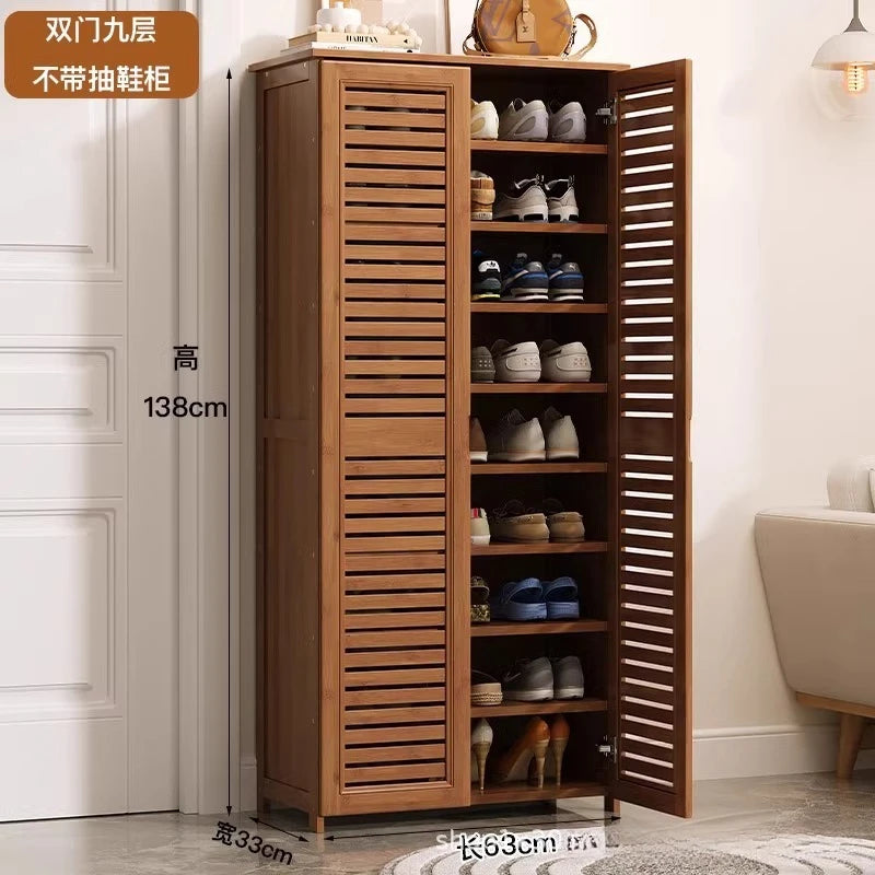 Shoe Cabinet Home Entrance Entrance Hall Cabinet Corridor Locker Against Wall Entrance Cabinet Shoe Rack Oasis Select 2-doors-9