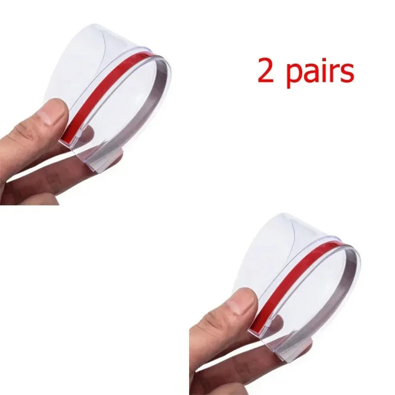 1/5pair Car Rearview Mirror Rain Shield Rain Eyebrow Rain Cover Universal Carbon Fiber Rear View Side Mirror Rain Eyebrow Shield Oasis Select 2pairs Transparent