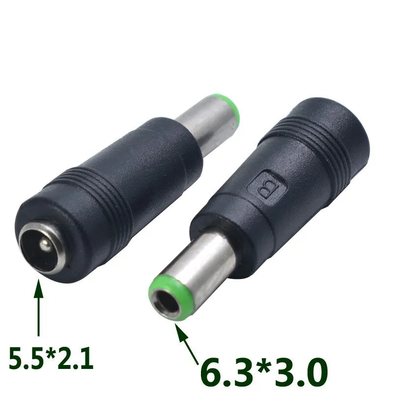 DC 5.5x2.1mm Female Jack Connectors to DC 4.0*1.7mm 3.5*1.35mm 4.8*1.7mm 7.9*5.5mm 6.3*3.0mm Male Plug Power Adapter Connector Oasis Select 6.3x3.0 to 5.5x2.1 1 PCS