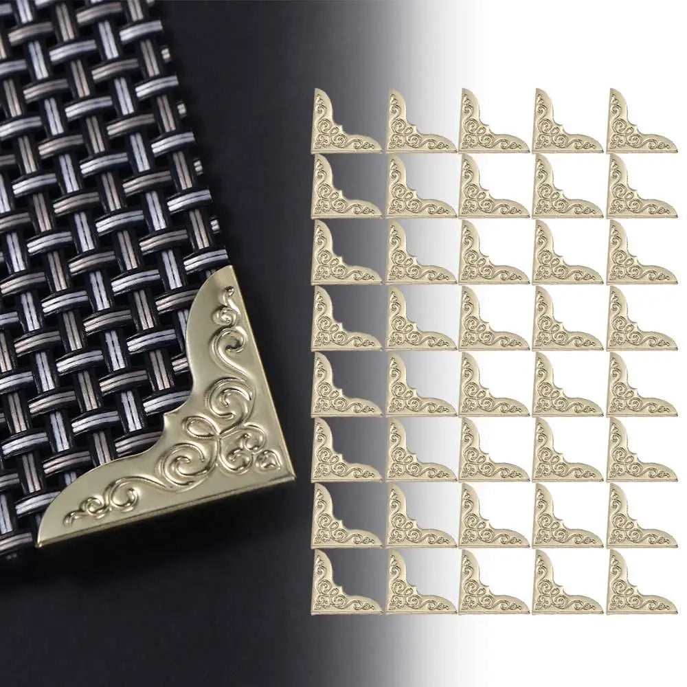Metal Corner Protectors 40pcs – Scrapbooking, Albums & Jewelry Box