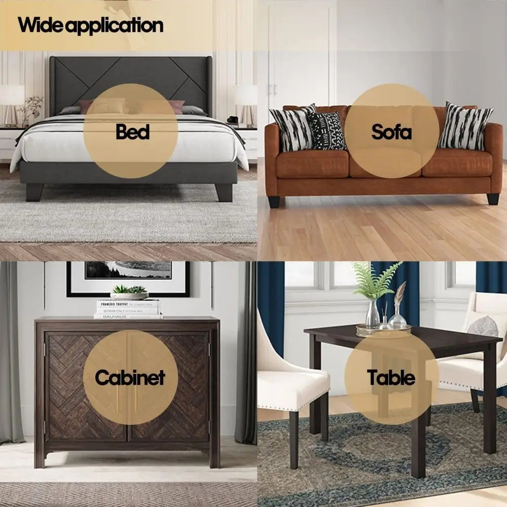 4 Pcs/Set 1-6 Inch Bed Risers Heavy-Duty Support Bed Lifts Risers Oversized Furniture Risers Couch Sofa Table Chair Leg Oasis Select