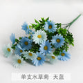 15-Head Faux Silk Daisy Bouquet | Wedding & Home Decor