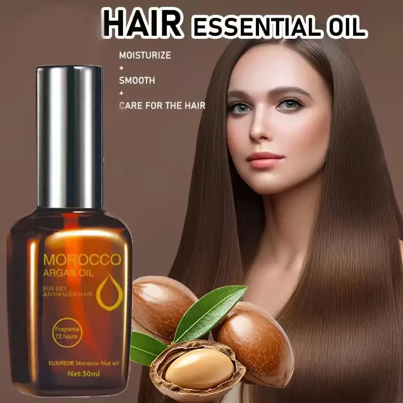Morocco nut hair care essential oil, multi-effect use, moisturize, smooth and shine hair, improve curls, perm, knots, dryness Oasis Select