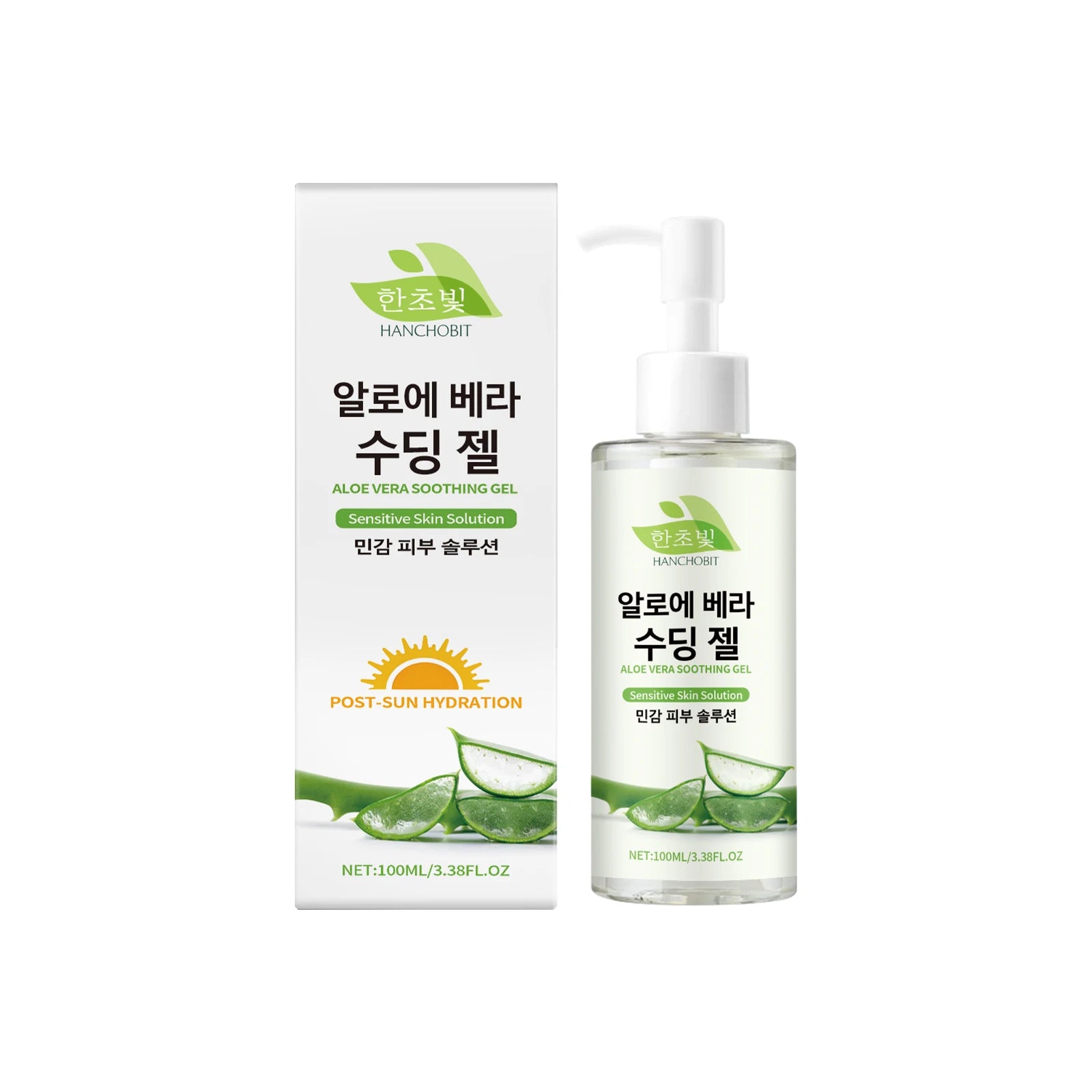 Hanchobit Aloe Vera Soothing Gel – Deep Hydration Moisturizer Aloe Vera Gel Oasis Select 100ml