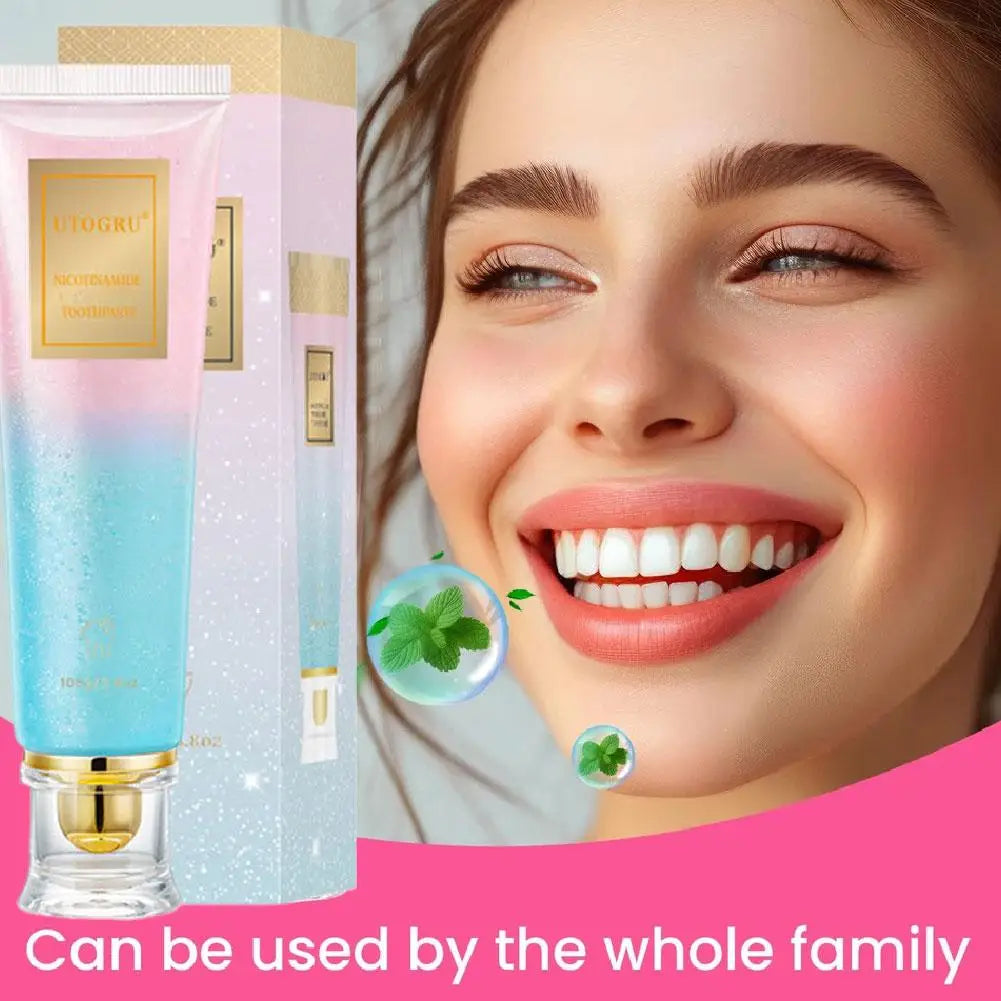 Niacinamide Whitening Toothpaste – Stain Removal & Fresh Breath
