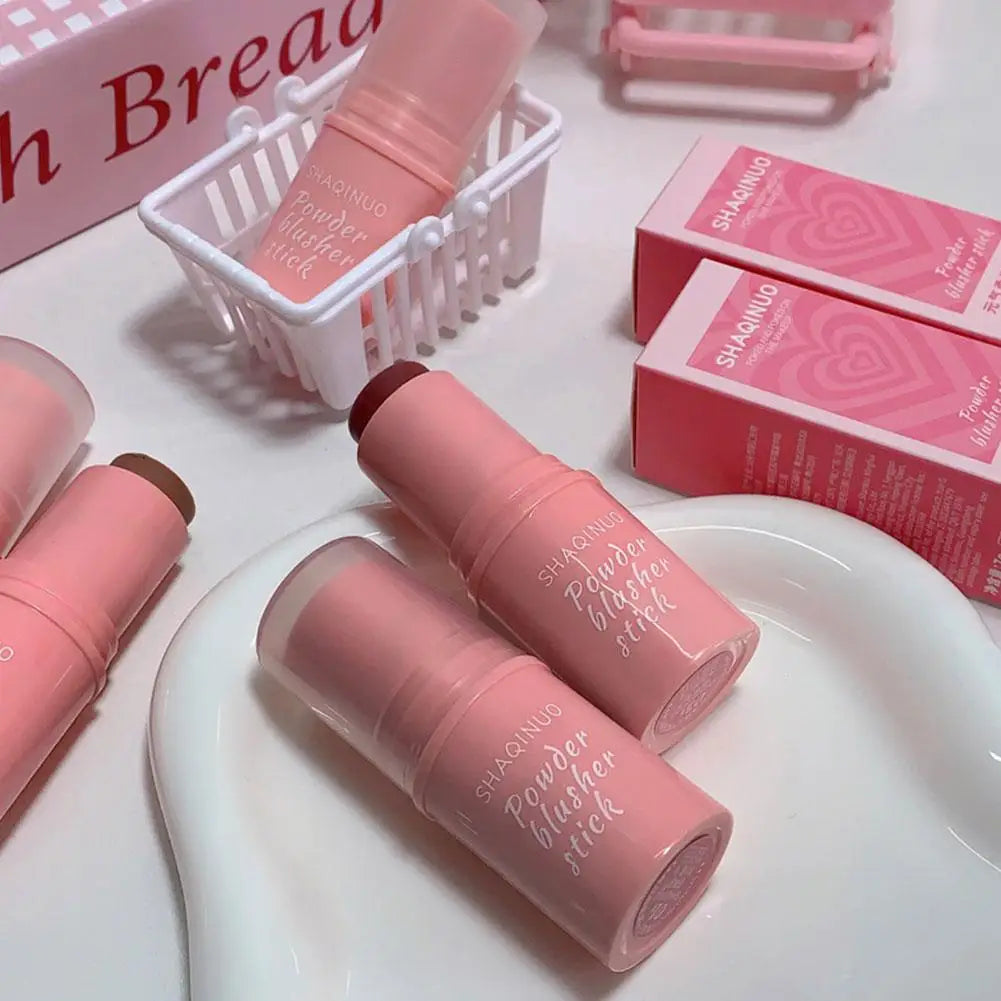 Rose Blusher Stick Cream Smooth Cheek Tint Monochrome Nude Blush Natural Matte Pink Apricot Face Rouge Contour Makeup Oasis Select