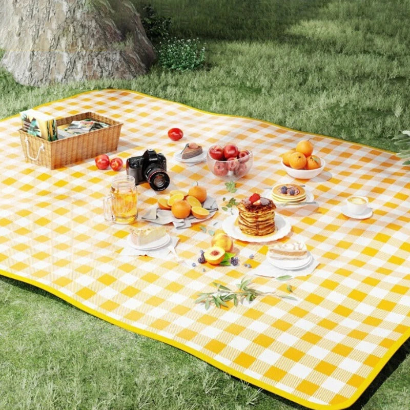 Thick Outdoor Picnic Mat Waterproof & Moisture Proof Ground Blanket for Camping Hiking Beach and Grass Activities Oasis Select