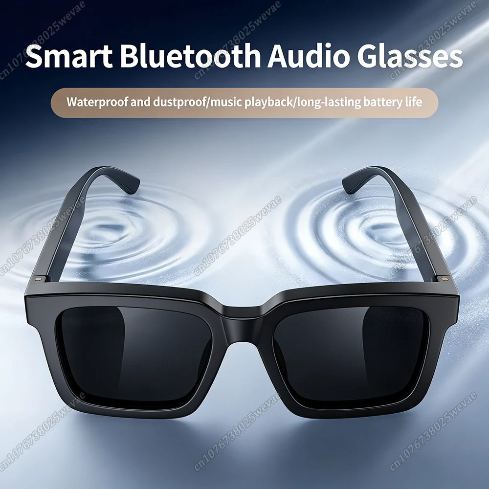 Bluetooth Smart Glasses UV Sunglasses & Wireless Headphones