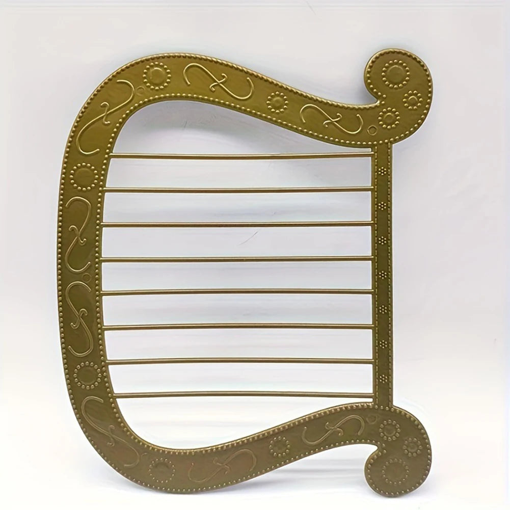 Plastic Angel Harp Model Prop For Halloween Costume Party Dress Up Decoration Musical Instrument Accessory Oasis Select