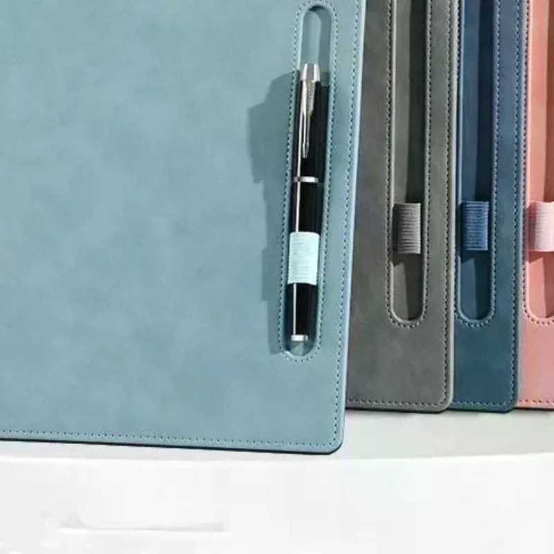 A4 PU Leather Clipboard – Magnetic Closure & Pen Slot