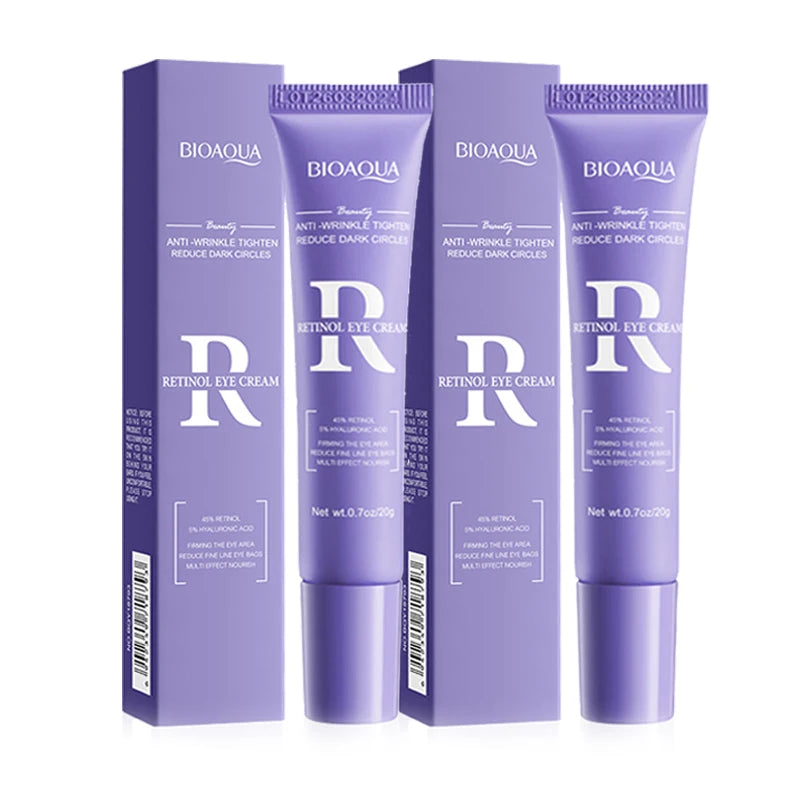 BIOAQUA Vitamin C Retinol Eye Cream – Dark Circles & Anti-Aging Eye Cream Oasis Select Retinol 2pcs