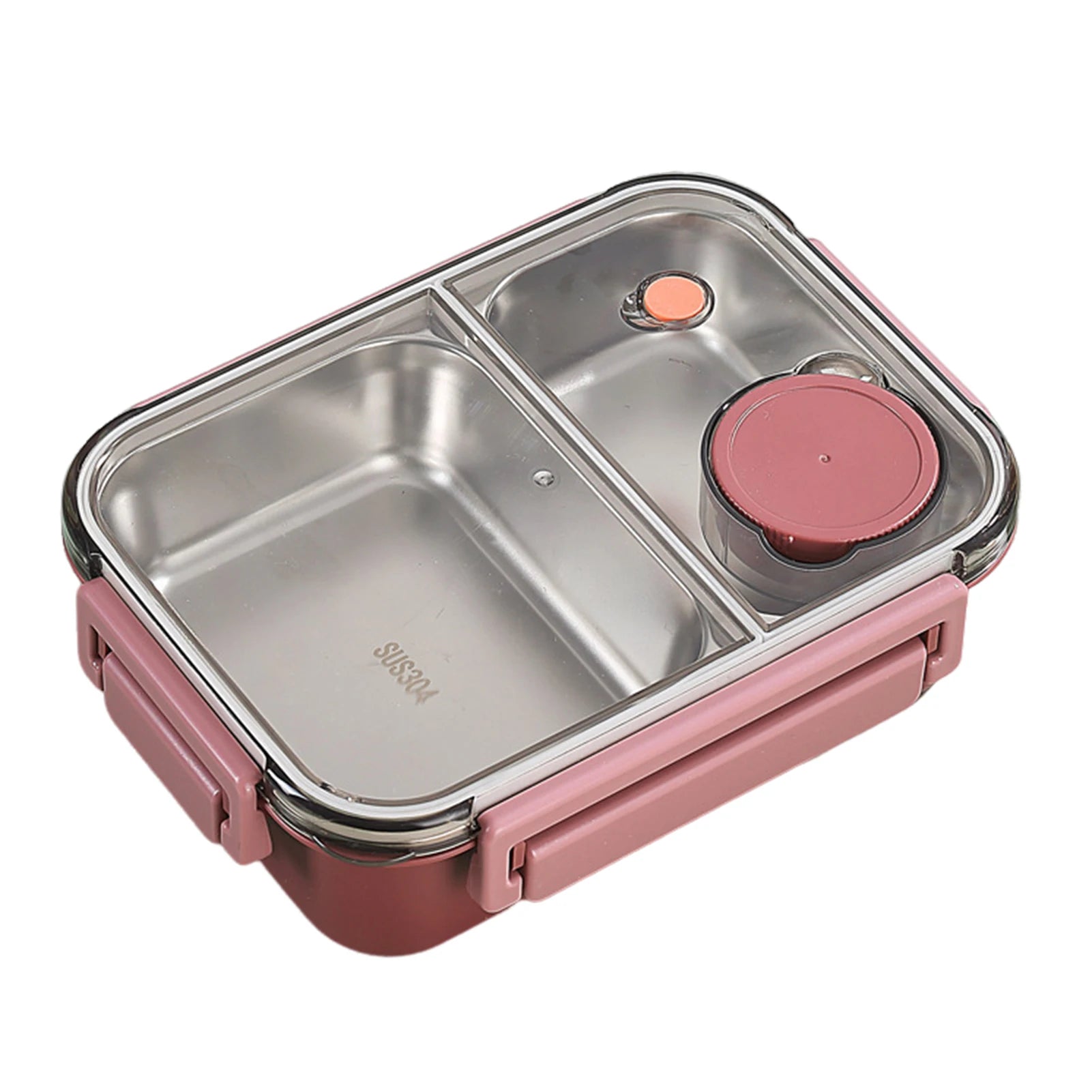 3-Compartment Insulated Stainless Steel Bento Lunch Box