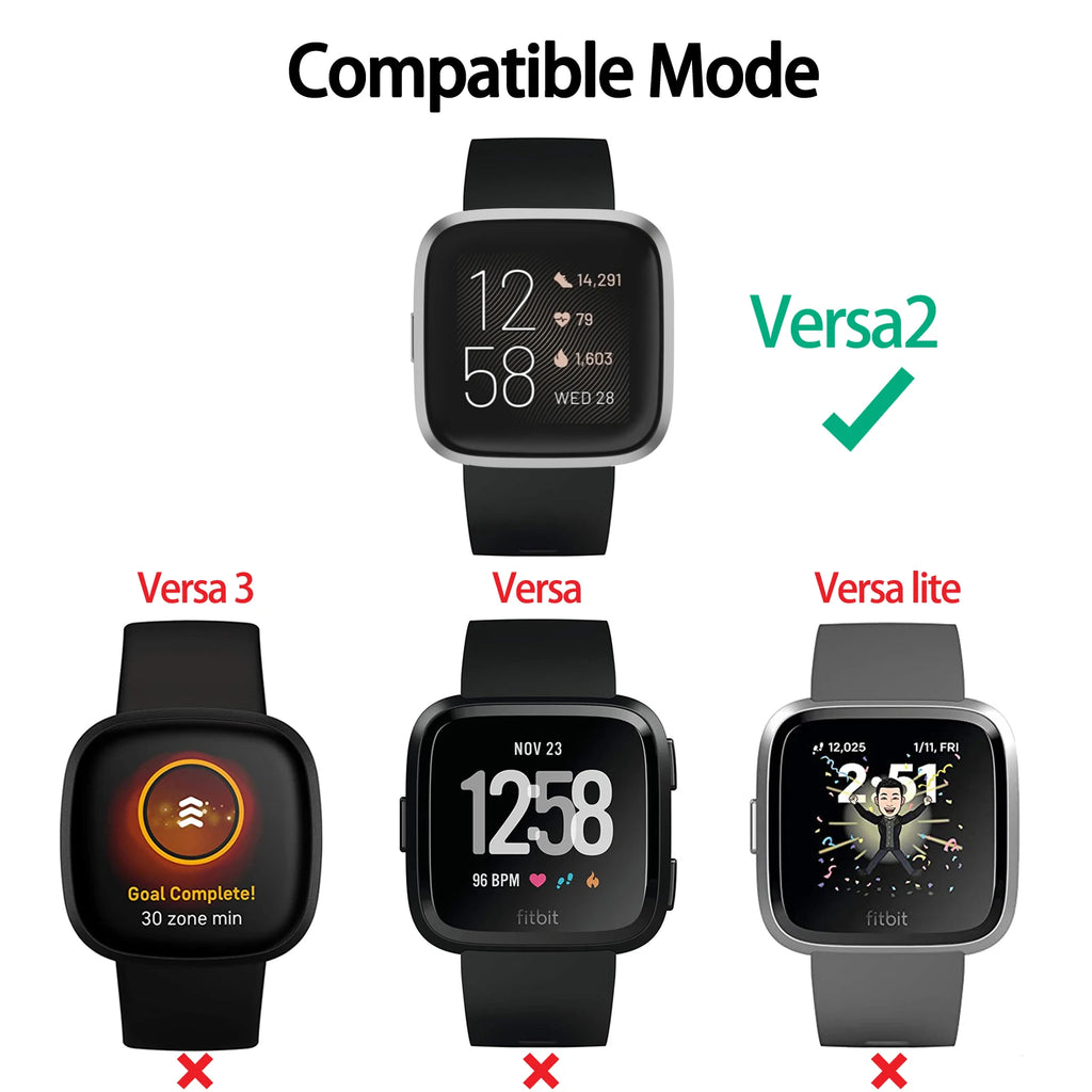 Fitbit Versa 2 USB Charger Dock & Charging Cable Stand Smartwatch Charger Dock Oasis Select